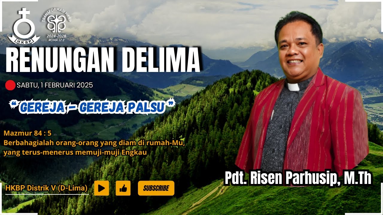 Renungan Delima | Mazmur 84 : 5 | Sabtu, 1 Februari 2025