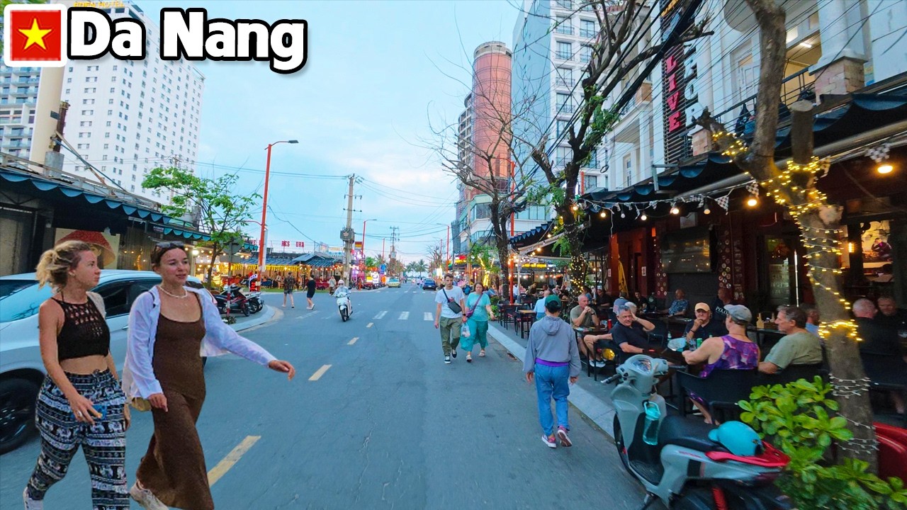 DA NANG An Thuong Tourist Street Tour Update 28th Feb 2026 - Beautiful Vietnam Walking Tour 4K
