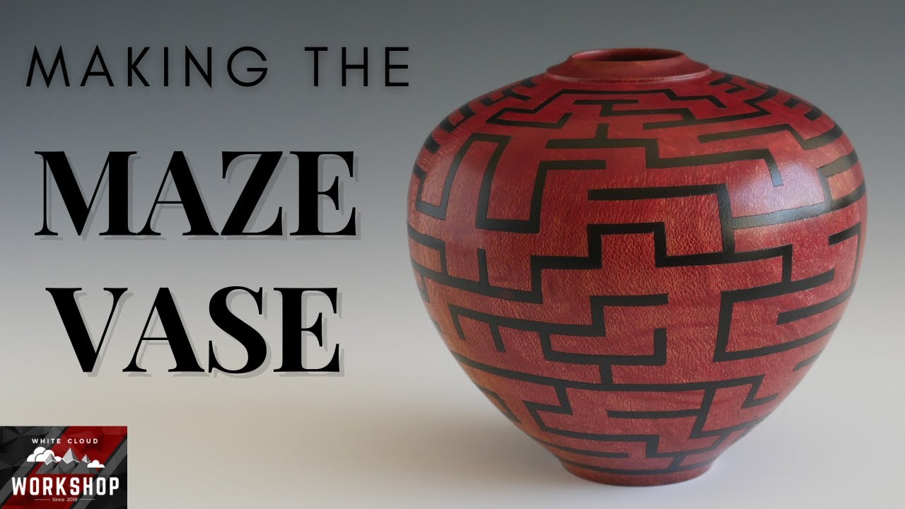 Woodturning - Making a Maze Vase