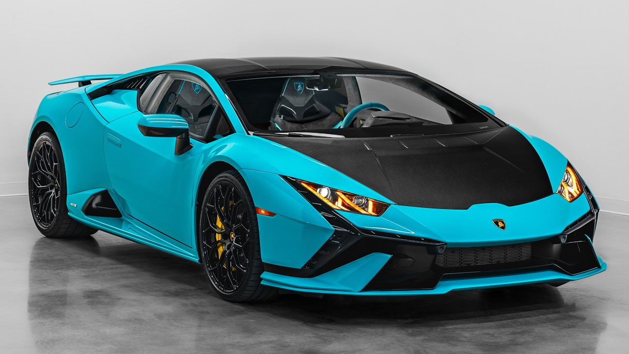 Lamborghini Huracan Tecnica 2024 - POV Walkaround - ASMR Sound, Interior, and Exterior - Blu Glauco