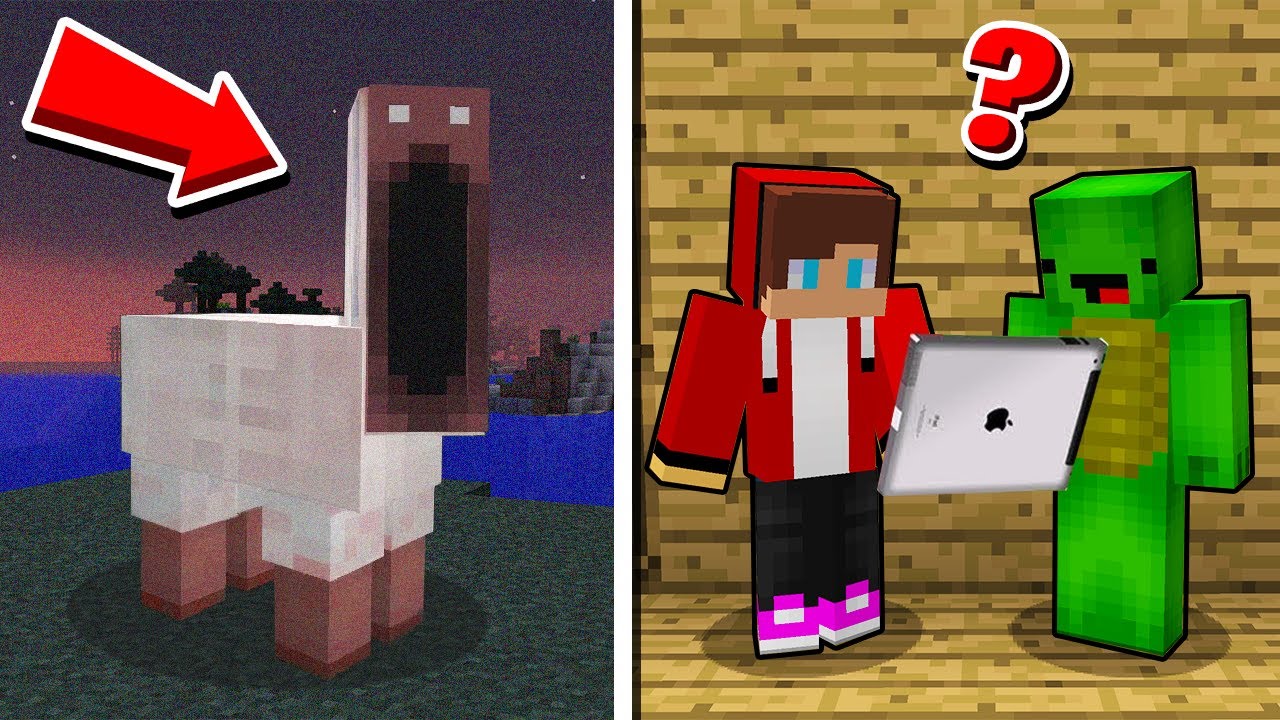 JJ and Mikey Watch Scary SHEEP on The Cameras !?