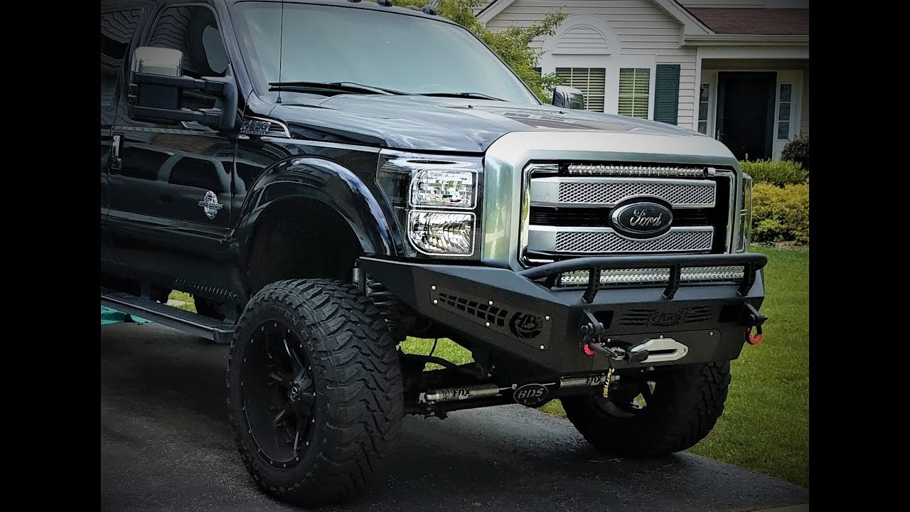 F250 Predator Off Road Bumper and Winch Installation