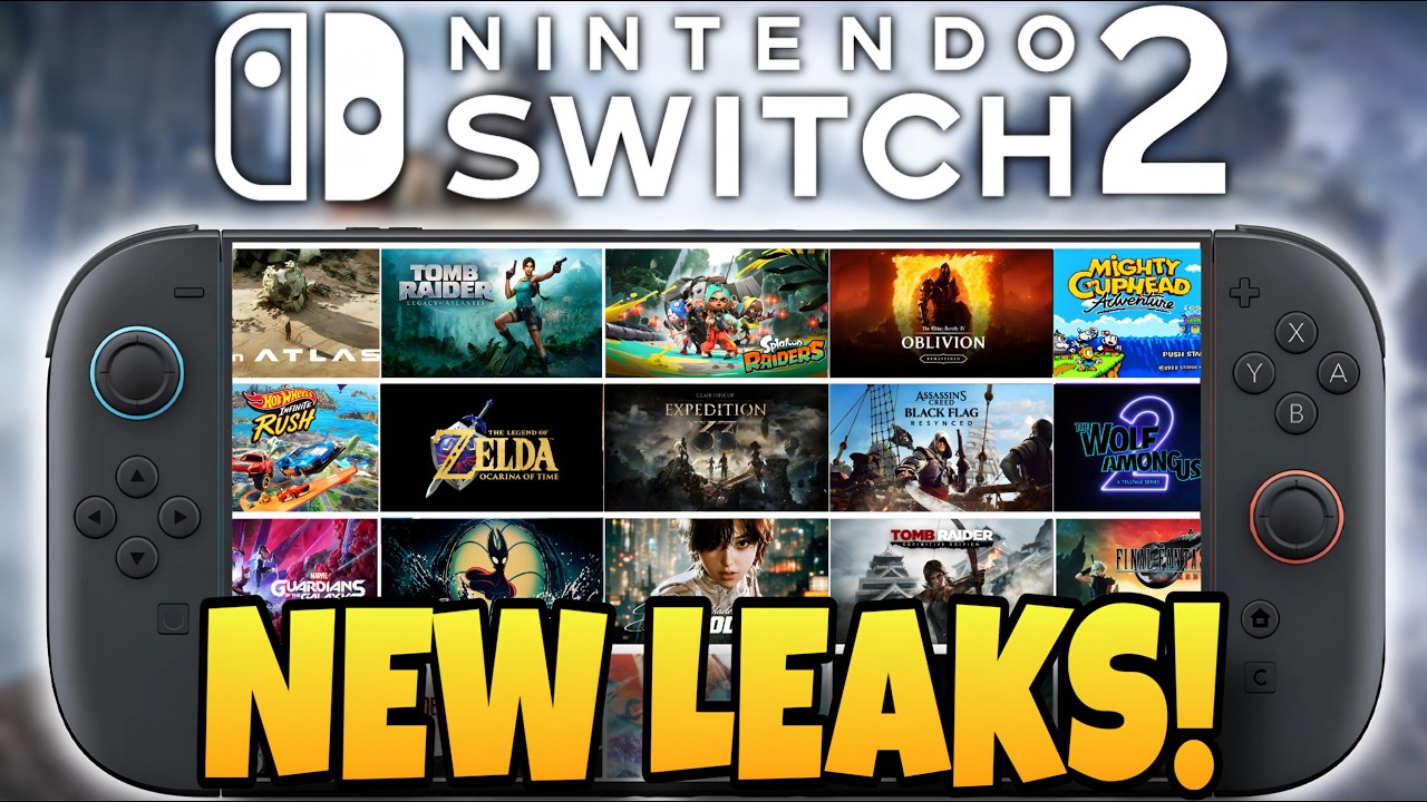 ГРЕЙМЛИВЫЕ утечки игр для Nintendo Switch 2!