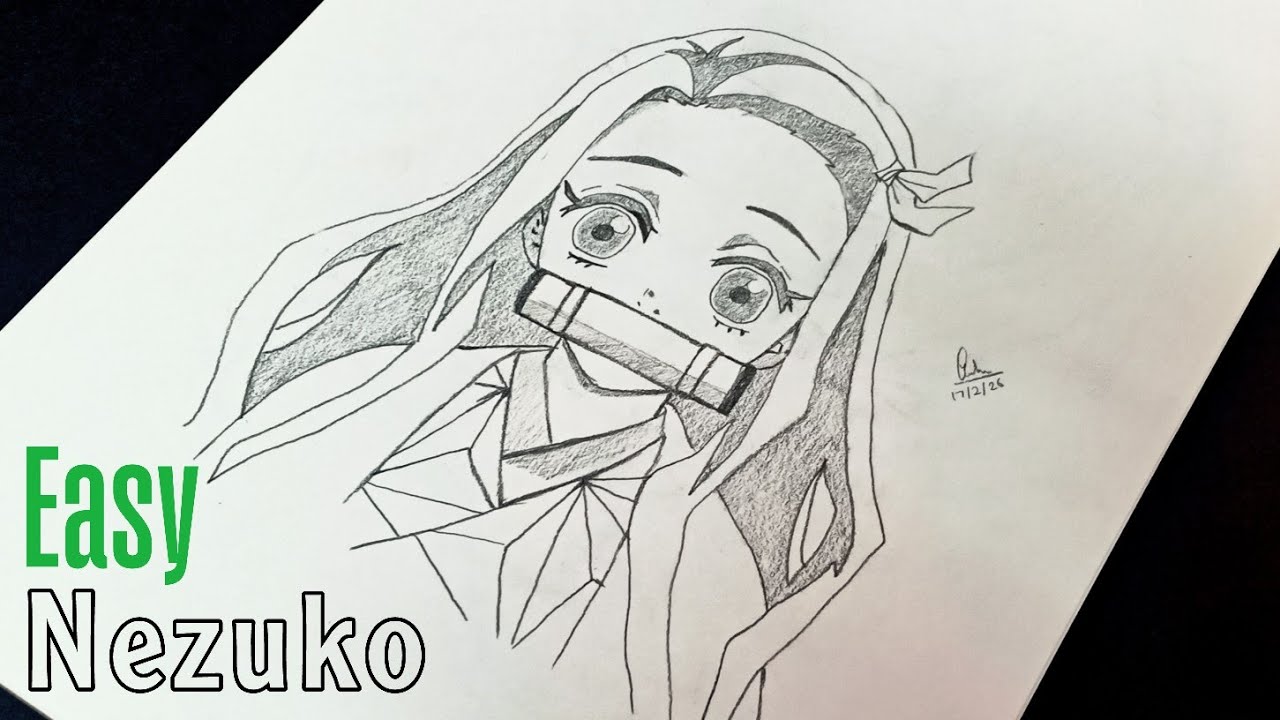 💖 EASY way to Draw NEZUKO Kamado ✍️ | Full Tutorial for Beginners | Step-by-step | @Animito_Byoga  |