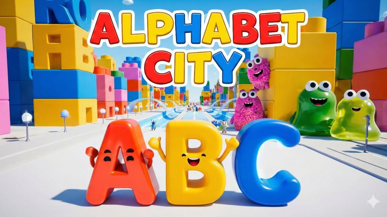 Alphabet City [S1_E29] Magical Play Day | Fun Learning 3D Cartoon for Kids