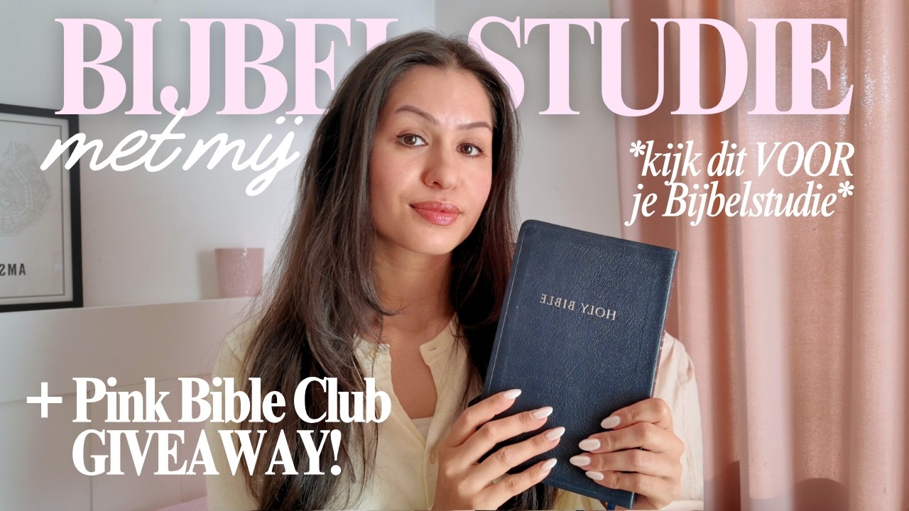 Je BIJBELSTUDIE PLAN 📖 | hulpmiddelen, waar beginnen, welke bijbel + PBC TICKETS GIVEAWAY💗
