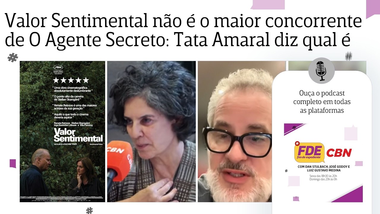 Valor Sentimental não é o principal concorrente de O Agente Secreto: Tata Amaral diz qual é