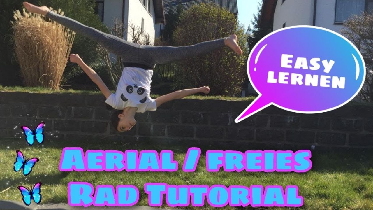 Aerial / freies Rad Tutorial auf dem Boden 🤸🏻‍♀️| Lina's Channel