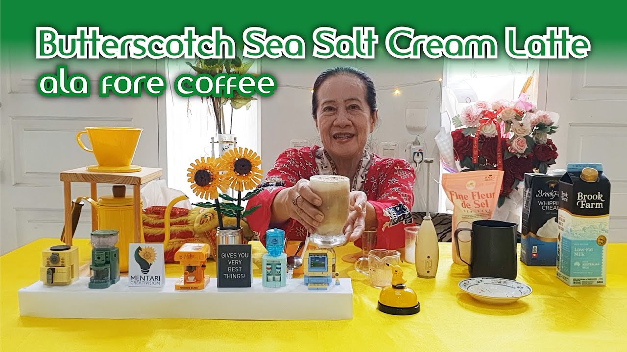 Coffee Hack - Butterscotch Sea Salt Cream Latte ala Fore Coffee by Mentari Creativision