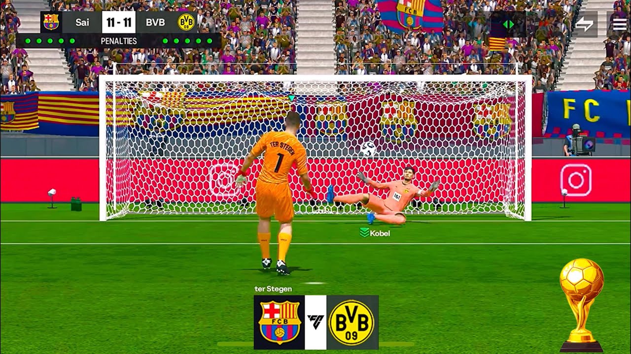 Penalty Shootout • #171 • Super Cup Final • FC Barcelona Vs Borussia Dortmund | Fc Mobile