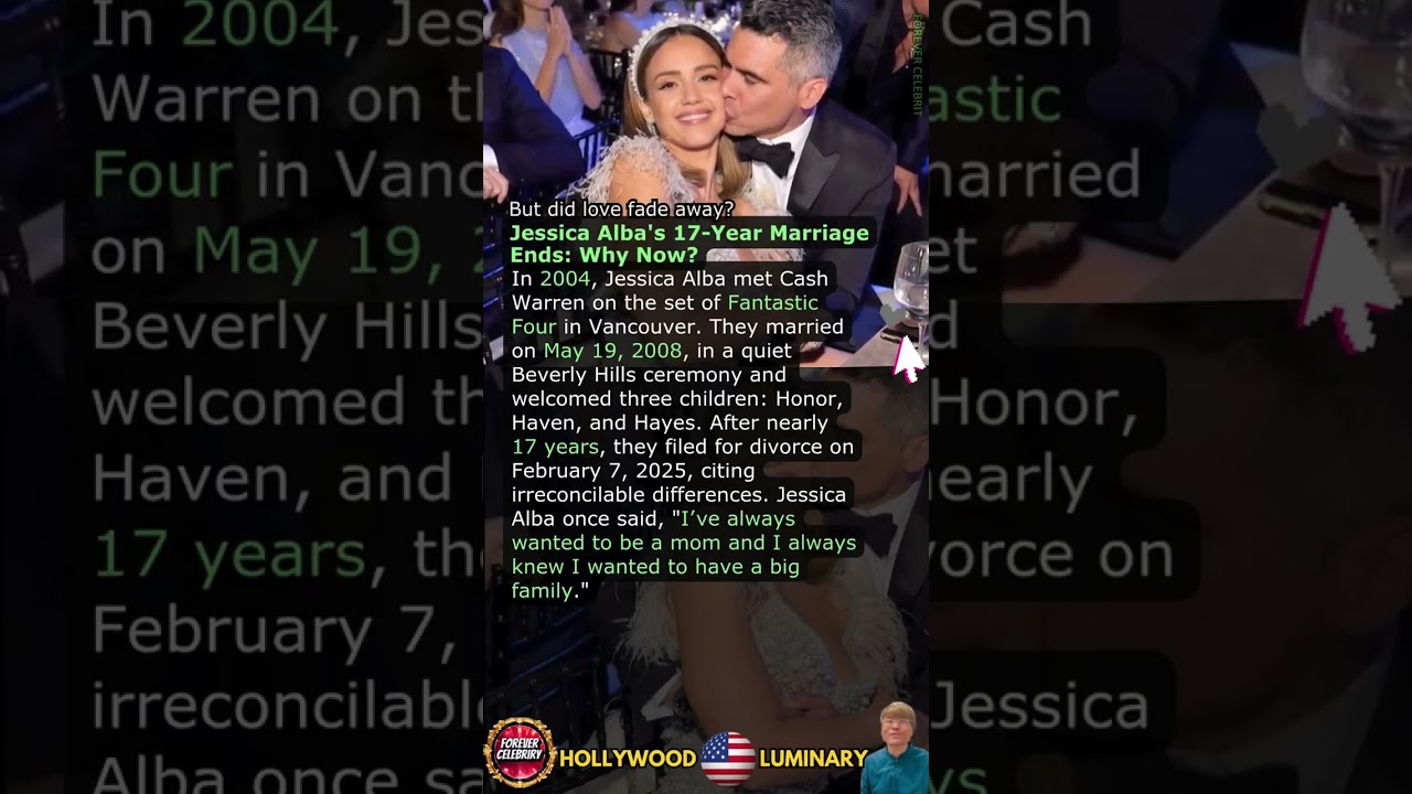 Jessica Alba's 17-Year Marriage Ends: Why Now?