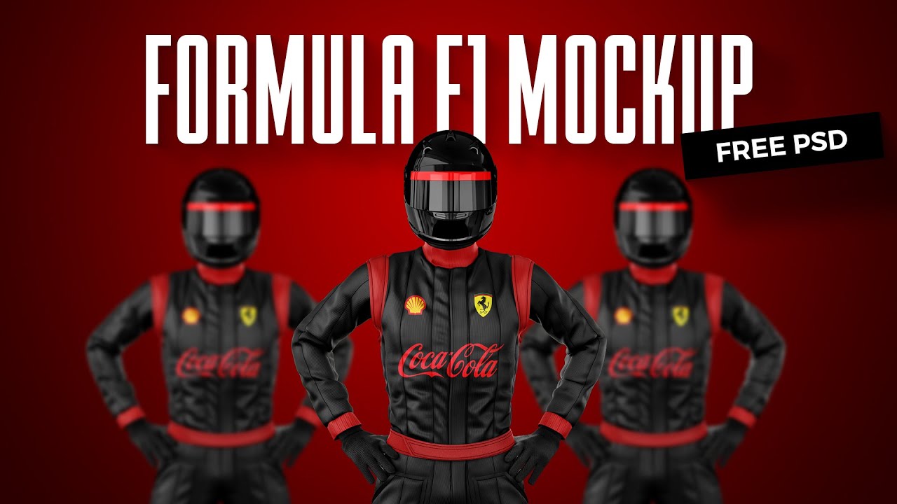 Formula 1 Mockup: How To Make a Formula 1 Kit Mockup