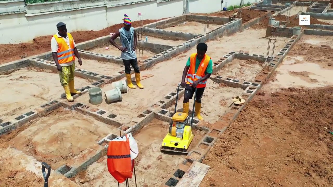 FOUNDATION WORK: FILLING AND COMPACTING