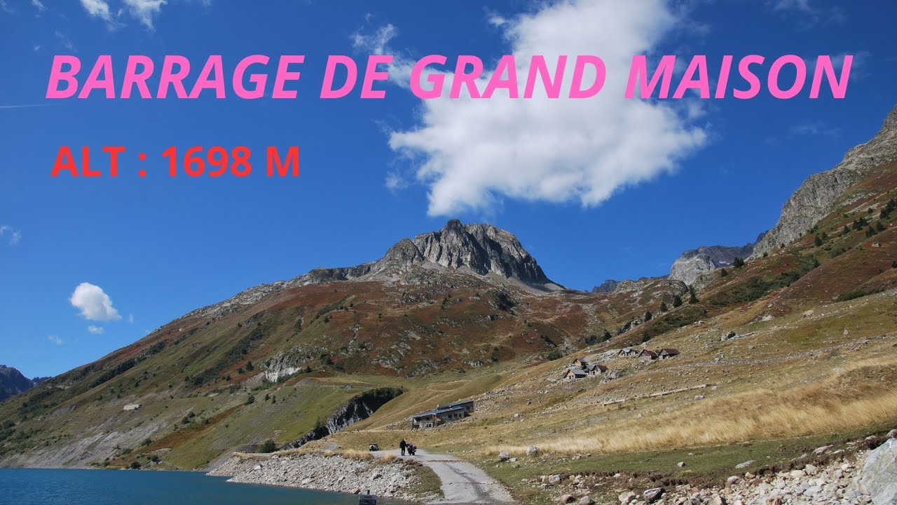 Col de la Croix de Fer Barrage de Grand Maison Saint Sorlin d'Arves EN SUZUKI  V-STROM 800 SE
