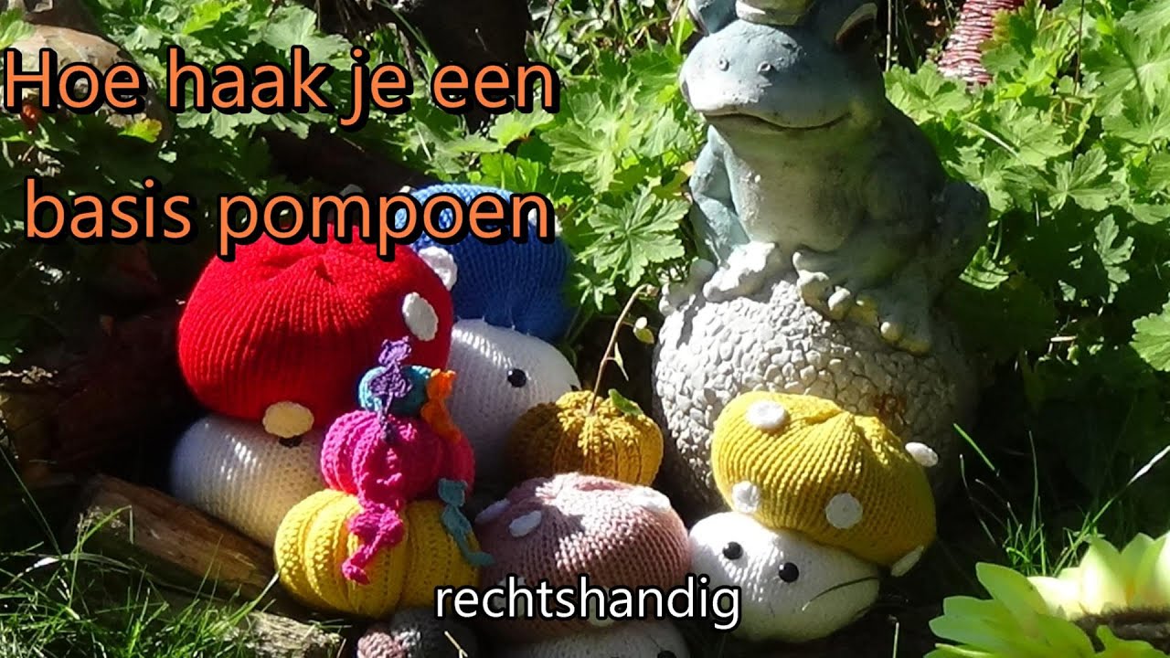 Haken - tutorial #549: Hoe haak je een basis pompoen