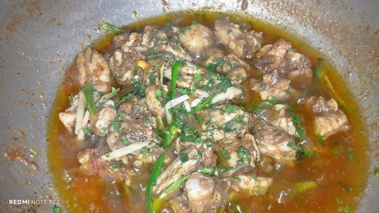Restaurant style chicken sanwari Karahi recipe 🍖🍗