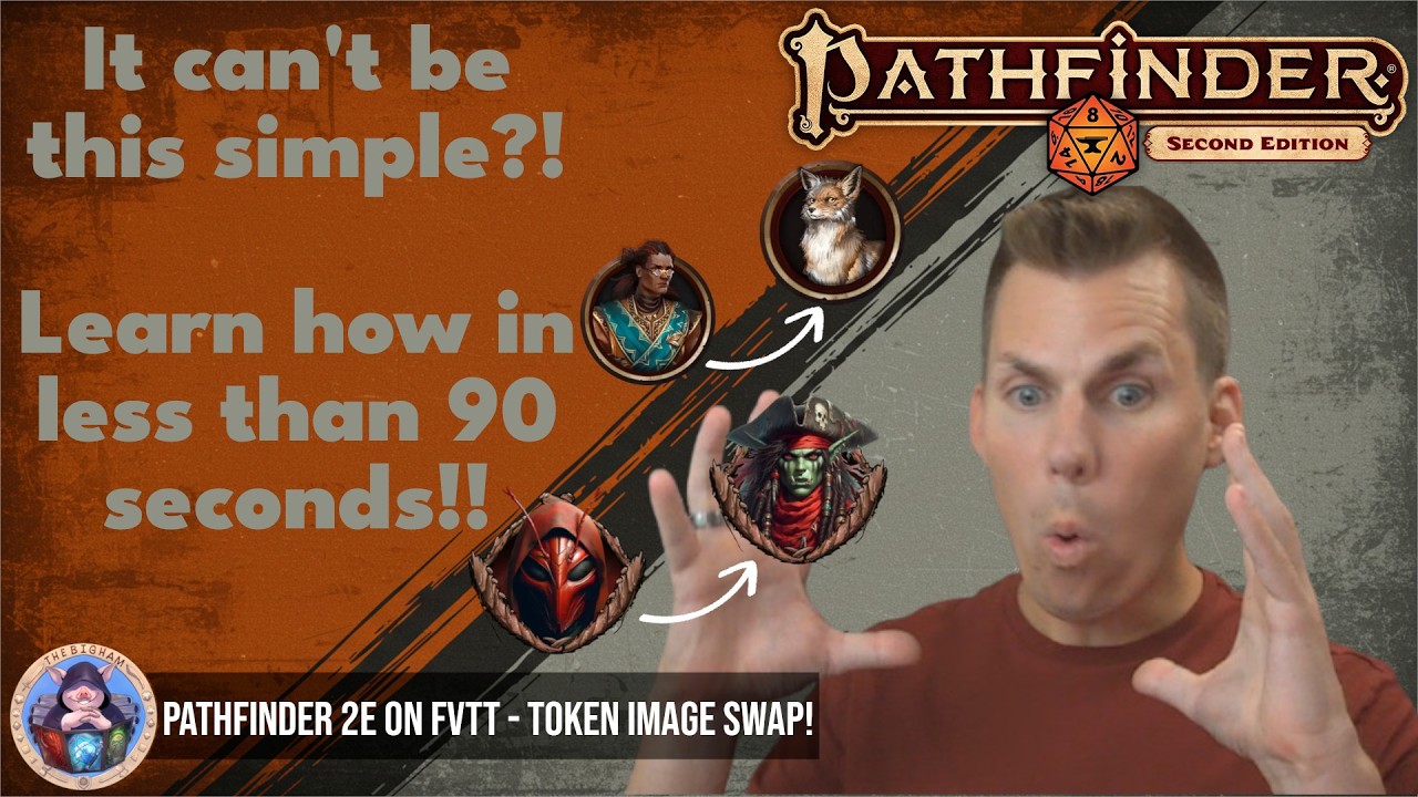 Learn how to automatically swap Token Images in Pathfinder 2e on Foundry VTT | PF2E Token Image RE