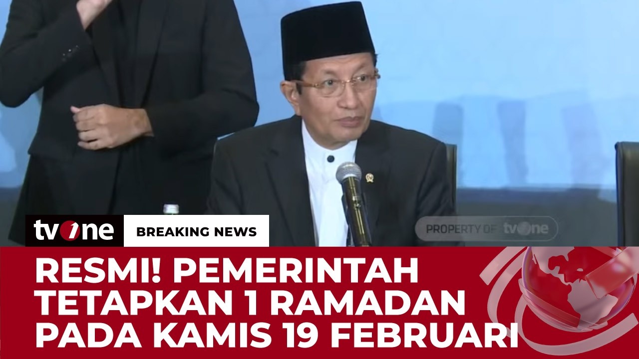 [BREAKING NEWS] 1 Ramadan 1447 H Mulai Kamis 19 Februari 2026 | tvOne