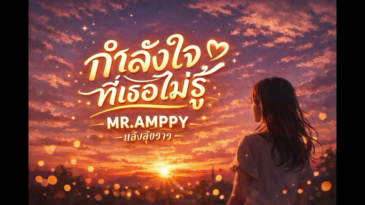 กำลังใจที่เธอไม่รู้ MR.แอมปี้ official audio songs ต้นฉบับ