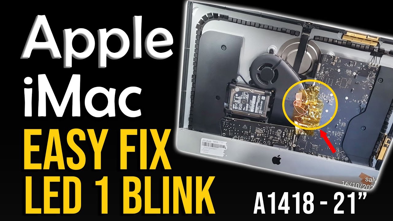 Не включается мёртвый iMac? Как исправить только чёрный экран и светодиод 1 | Ремонт MOSFET-транз...