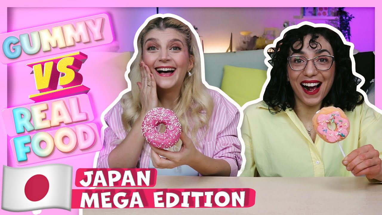Gummy vs Real Food - JAPAN MEGA EDITION || fraoules22