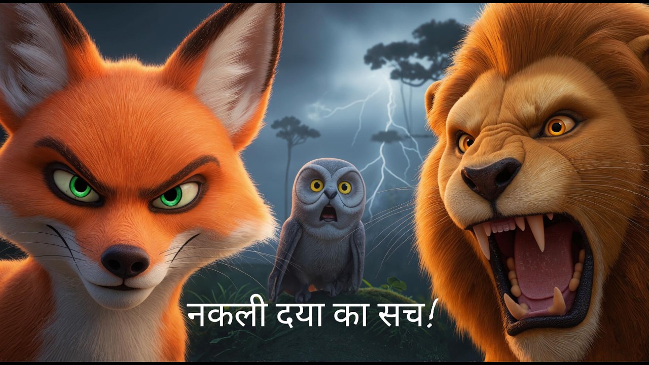 लोमड़ी की नकली दया | LOMBDI KE NAKLI DAYA |#junglestory |#hindicartoon  |#kahani |#1million 