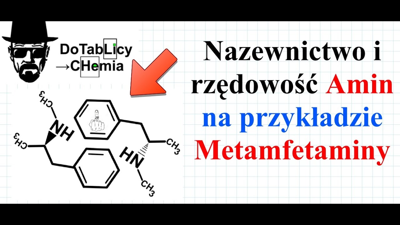 Nazewnictwo Amin na Speedzie 🚀  Metamfetamina, Rzędowość i Kurs Maturalny 2025/2026