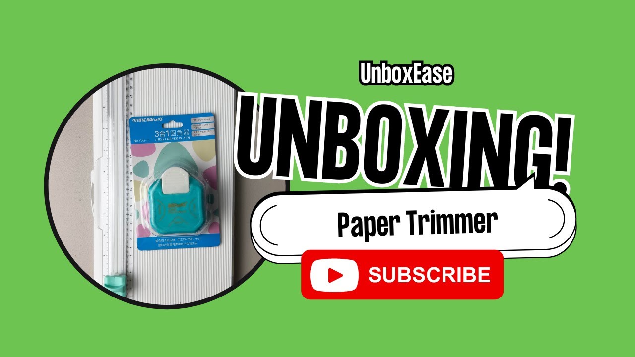 Paper Trimmer and Cutter