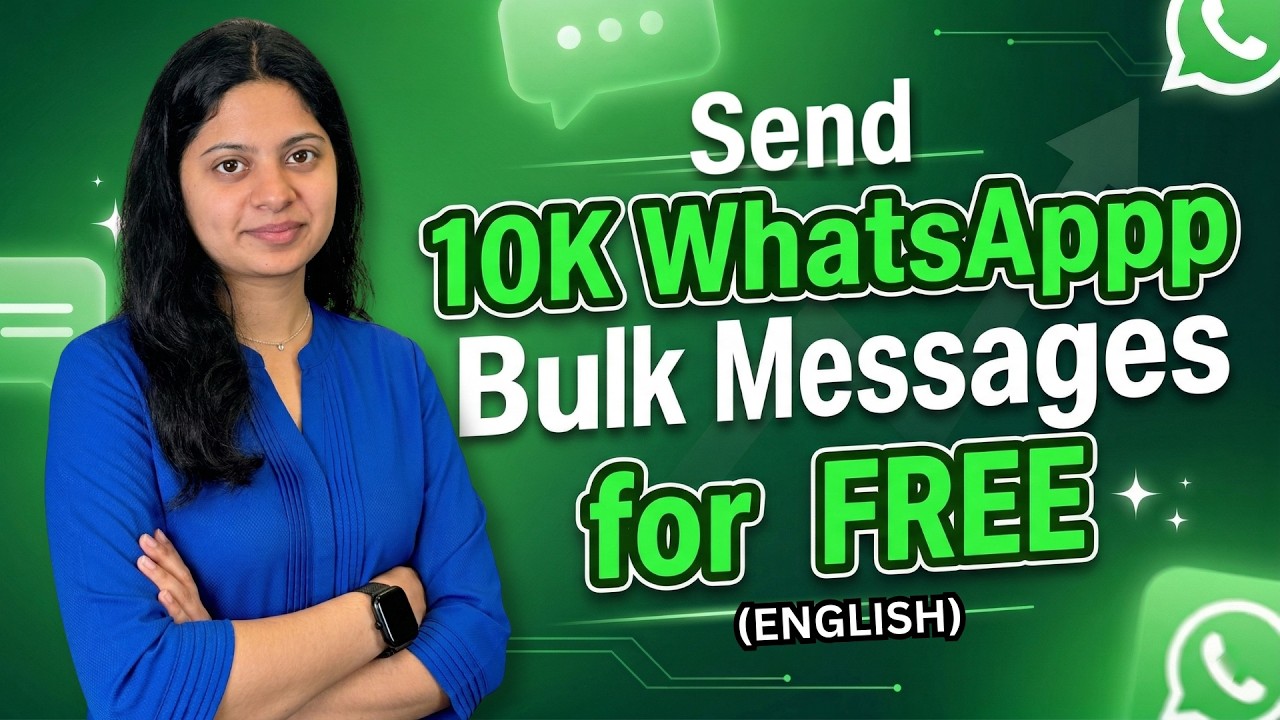 WhatsApp Bulk Campaign Setup Step-by-Step | Zero per Message Cost [English]