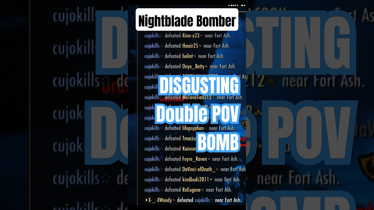 ESO Nightblade Bomber - ОТВРАТИТЕЛЬНАЯ бомба с видом от первого лица 😱 #eso #esopvp @IllKEYSllI