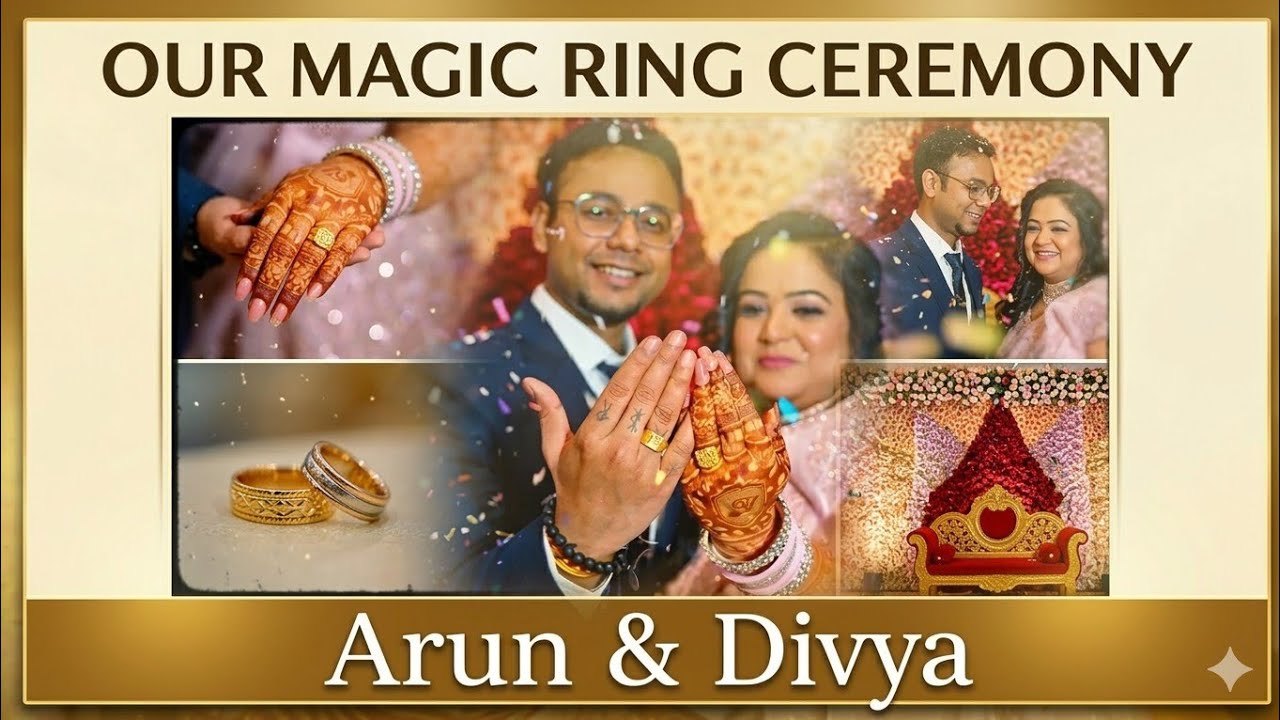 Divya & Arun Ring Ceremony