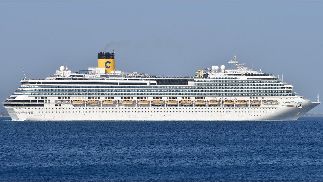 COSTA PACIFICA🇮🇹 - Departure from Katakolo Port, Greece [23/6/2024]