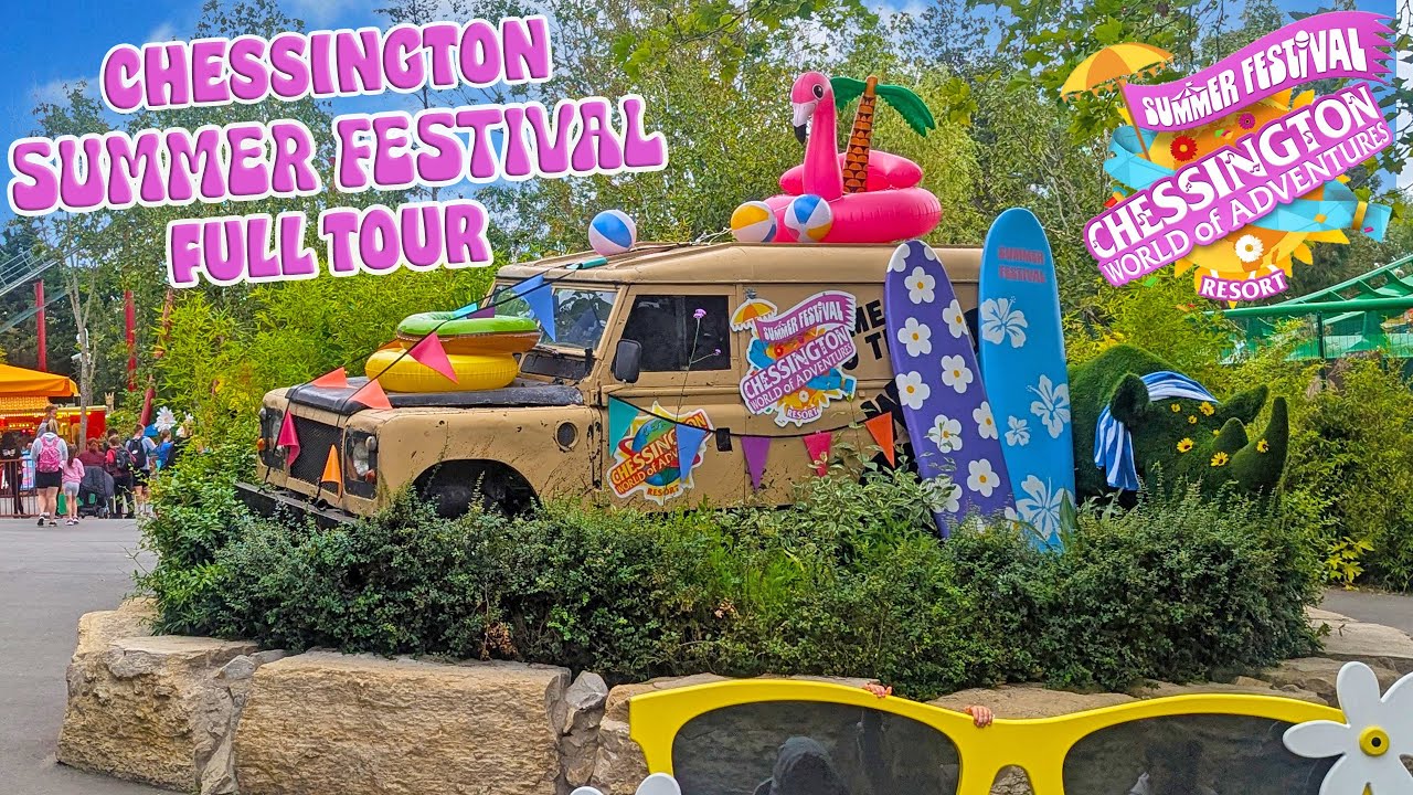 NEW Summer Festival | Full Tour at Chessington World Of Adventures (July 2024) [4K]