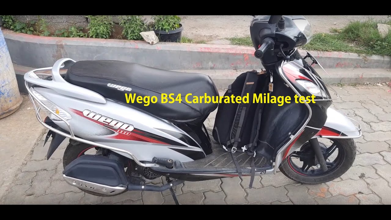 TVS Wego 110 BS4 Highway Mileage Test