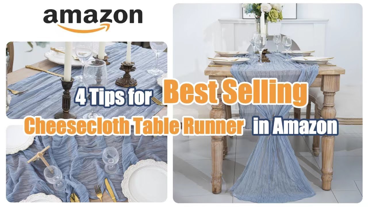 Best selling cheesecloth table runner