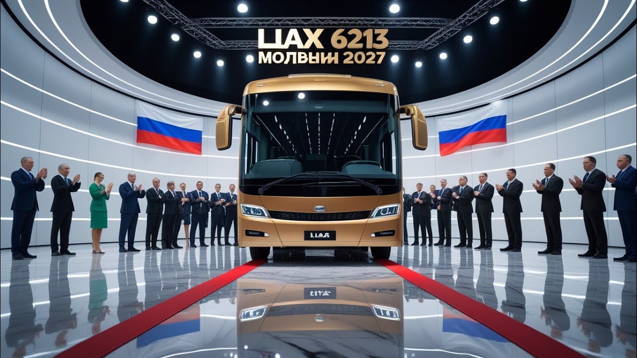 ЛИАЗ 6213 Модель 2027 — Новый Сочленённый Городской Автобус России | Полный Обзор 9:19