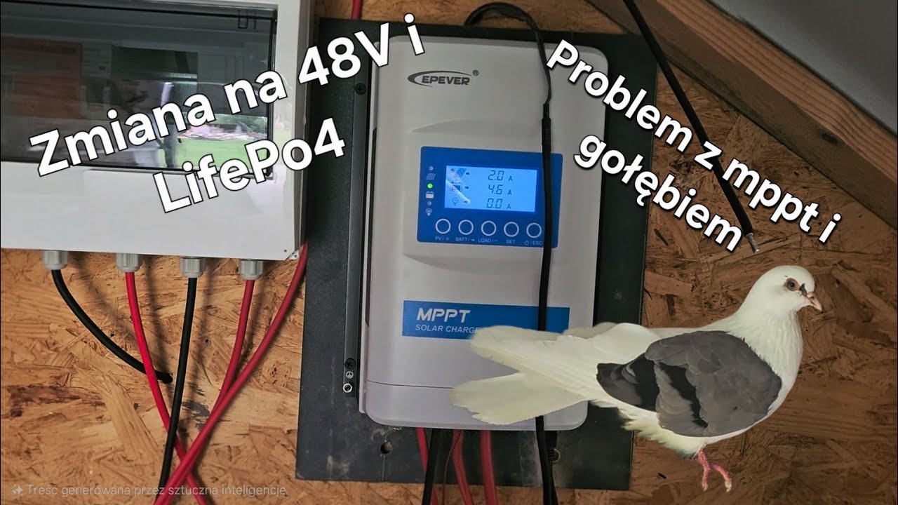 Zmiana na 48V Lifepo4 Anenji 6.2 KW problem z MPPT Epever. DIY Fotowoltaika Off grid