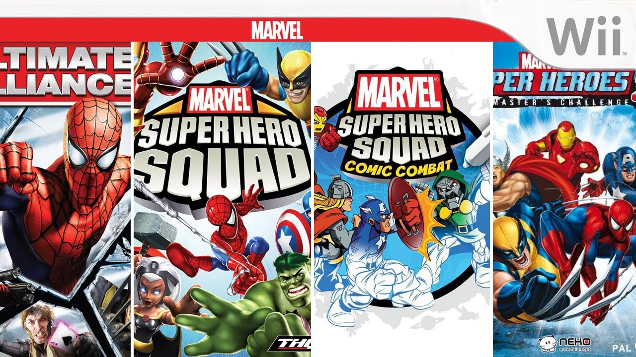 Игры Marvel Super Heroes для Wii