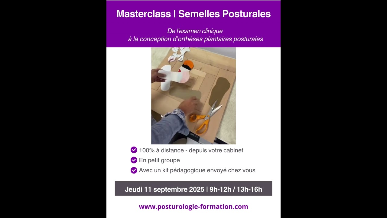 CE2 I masterclass semelles posturales 1