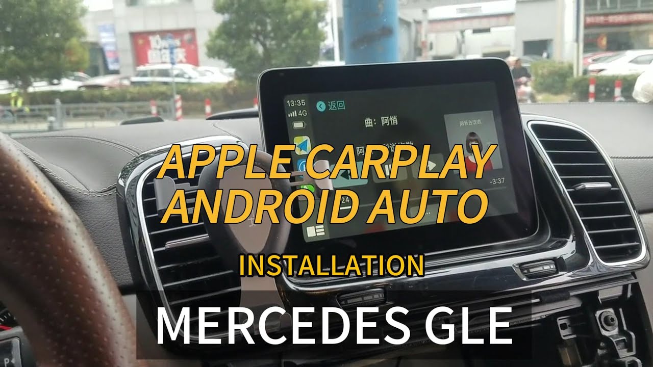 Apple Carplay Android Auto installation on Mercedes GLE