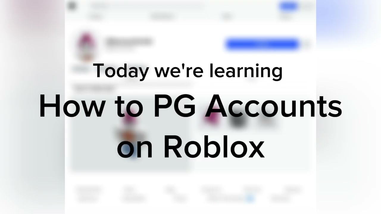 How to PG Old Roblox Accounts in 2025!