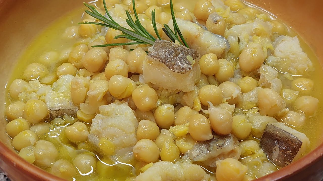 Zuppa di ceci e baccalà