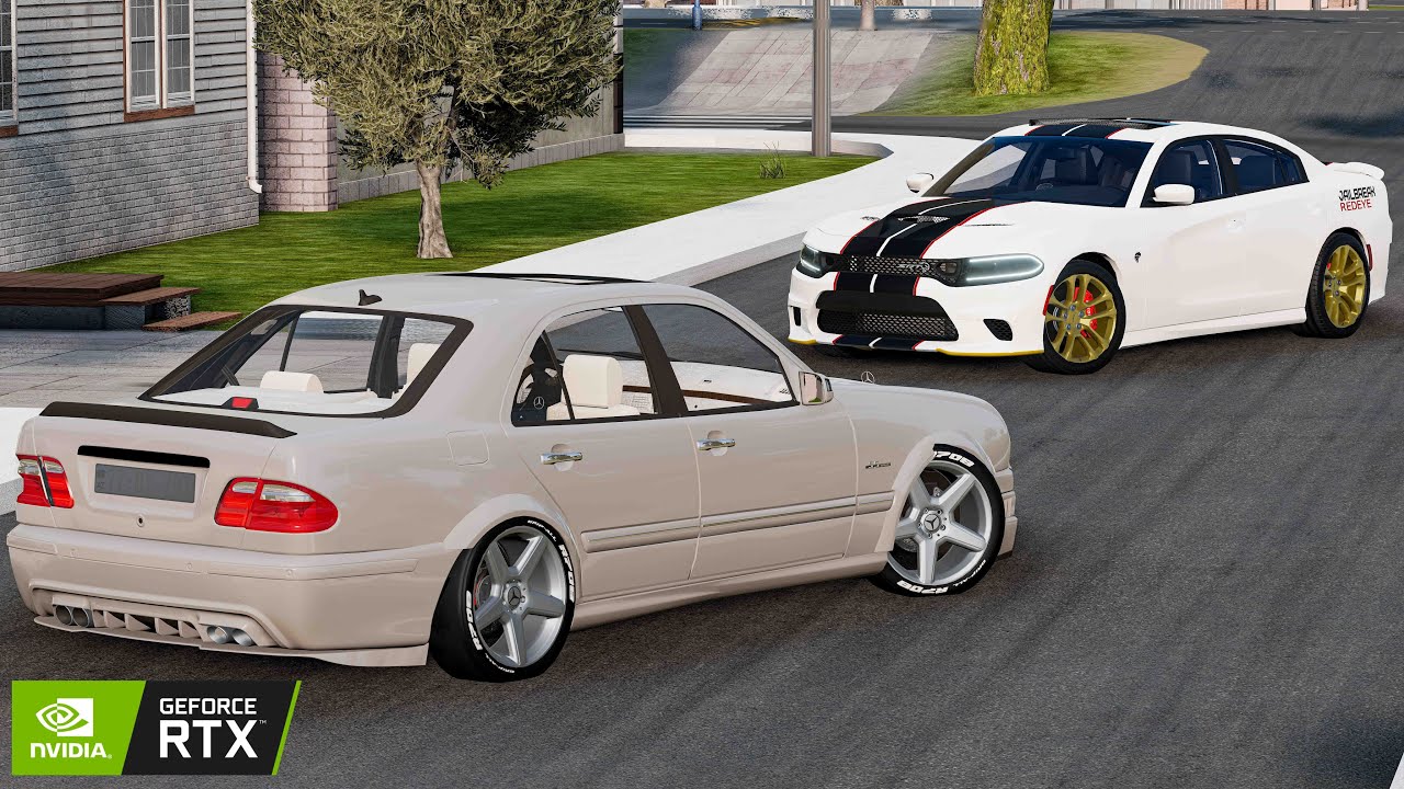 AZELOW Aftoş Şəmi Dörd Göz İlə Drif Etdi Oğruları Tutmaq Dodge v8| BeamNG.Driver #malikbedelov RTX