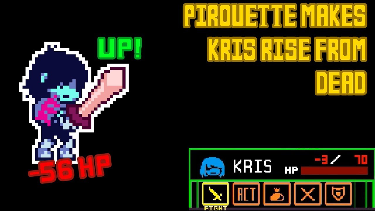 Pirouette Makes Kris Rise From Dead | Jevil Battle Glitch