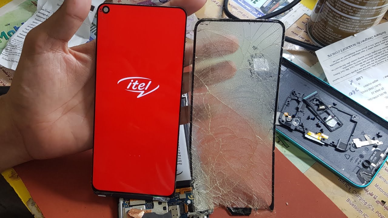Itel Vision Mobile Cracked Screen Restoration - Glass Replacement