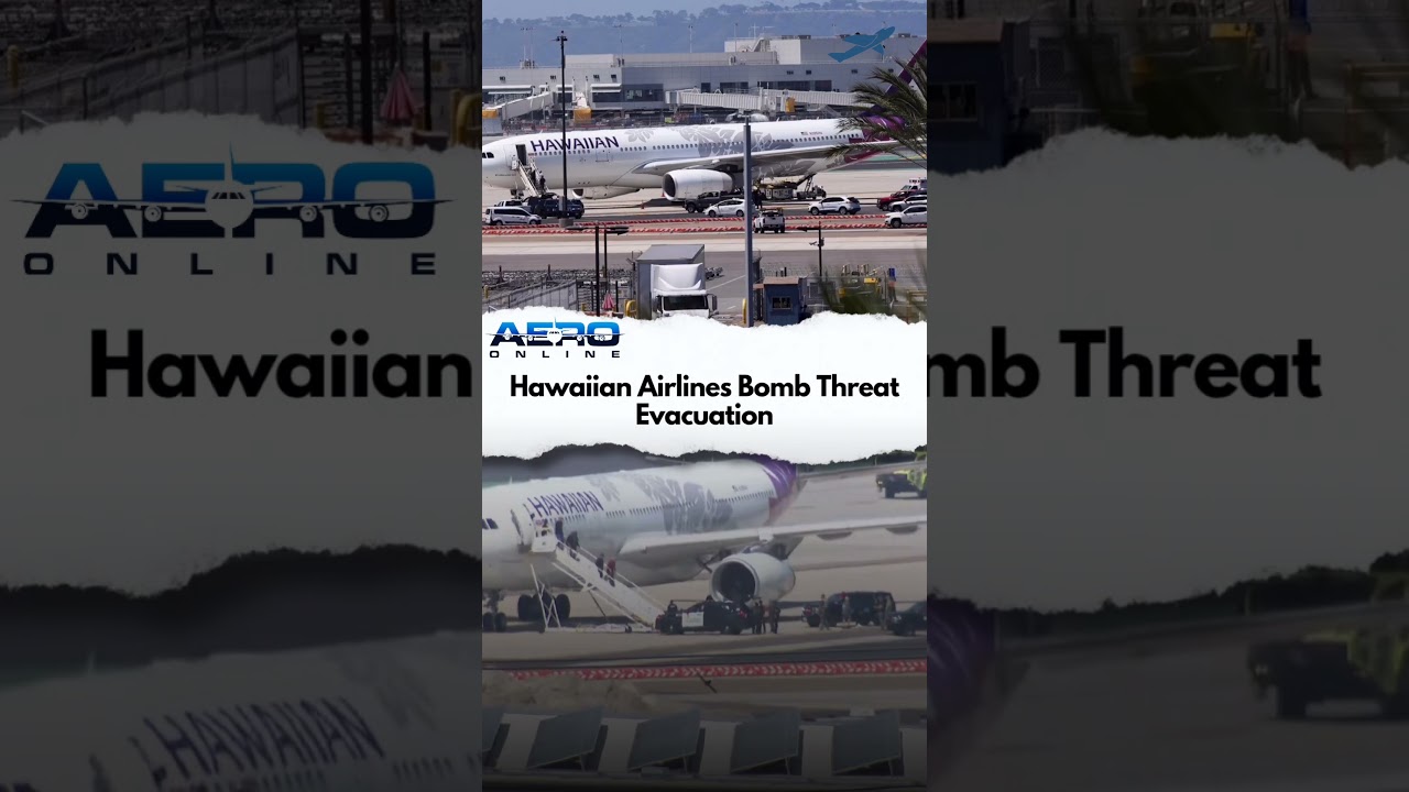 Hawaiian Airlines Bomb Threat Evacuation #aviationnews #automobile #airplane #aviation #news