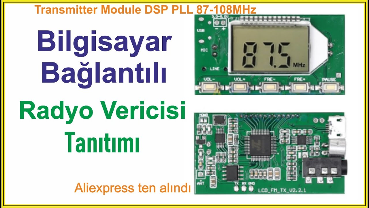 Kendi Mini Radyo İstasyonunuzu Kurun | PLL FM Transmitter | PLL FM Verici