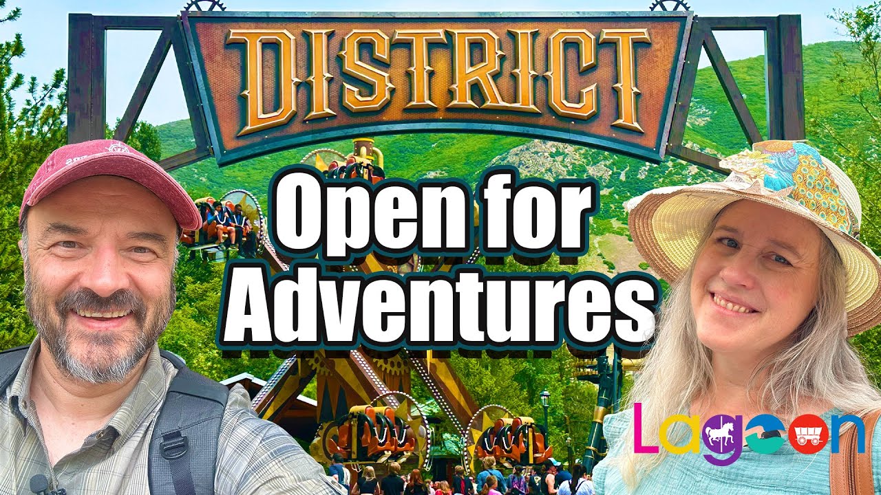 New rides at Lagoon Amusement Park. District open!