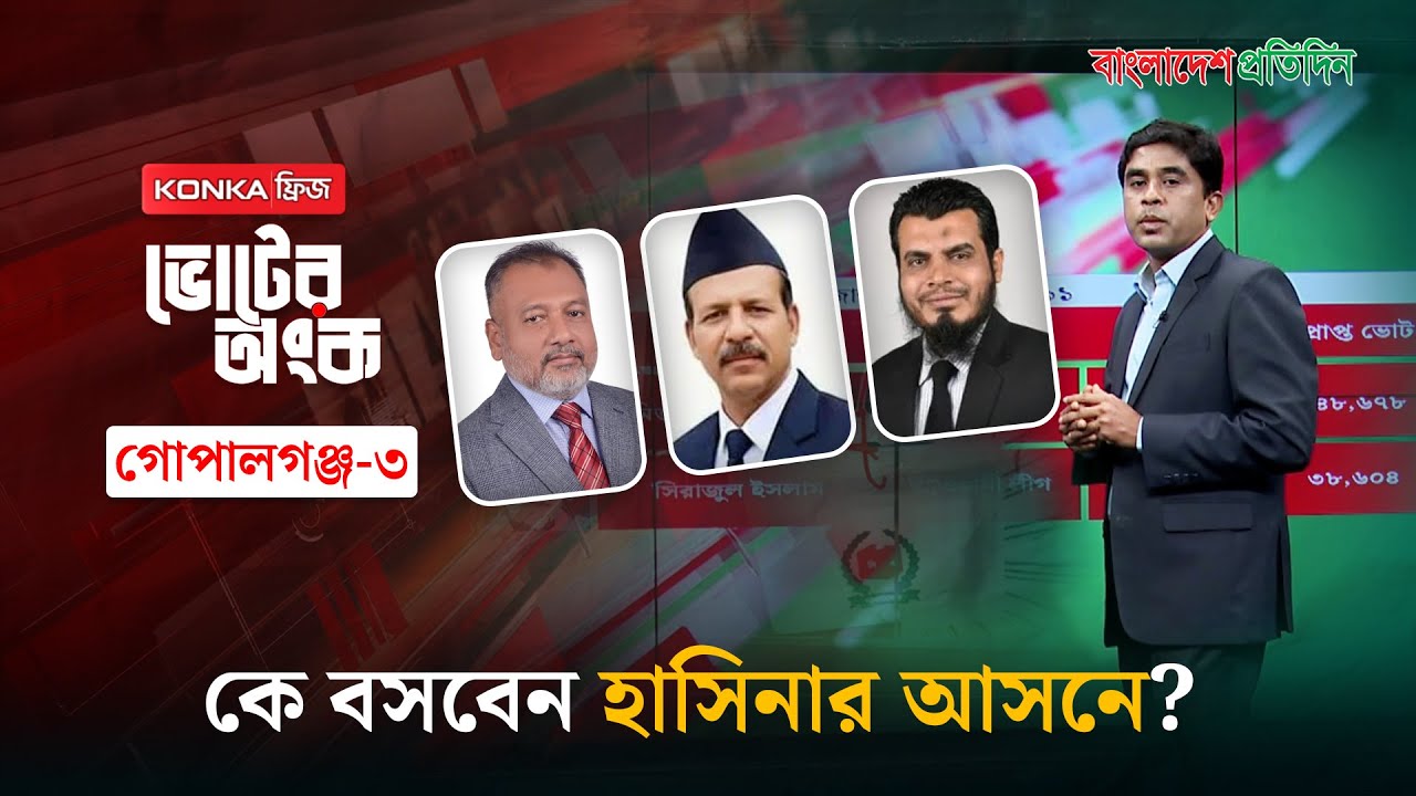 শেখ হাসিনার আসনে এমপি হচ্ছেন কে? | ভোটের অংক | গোপালগঞ্জ-৩ আসন | Sheikh Hasina | Election 2026