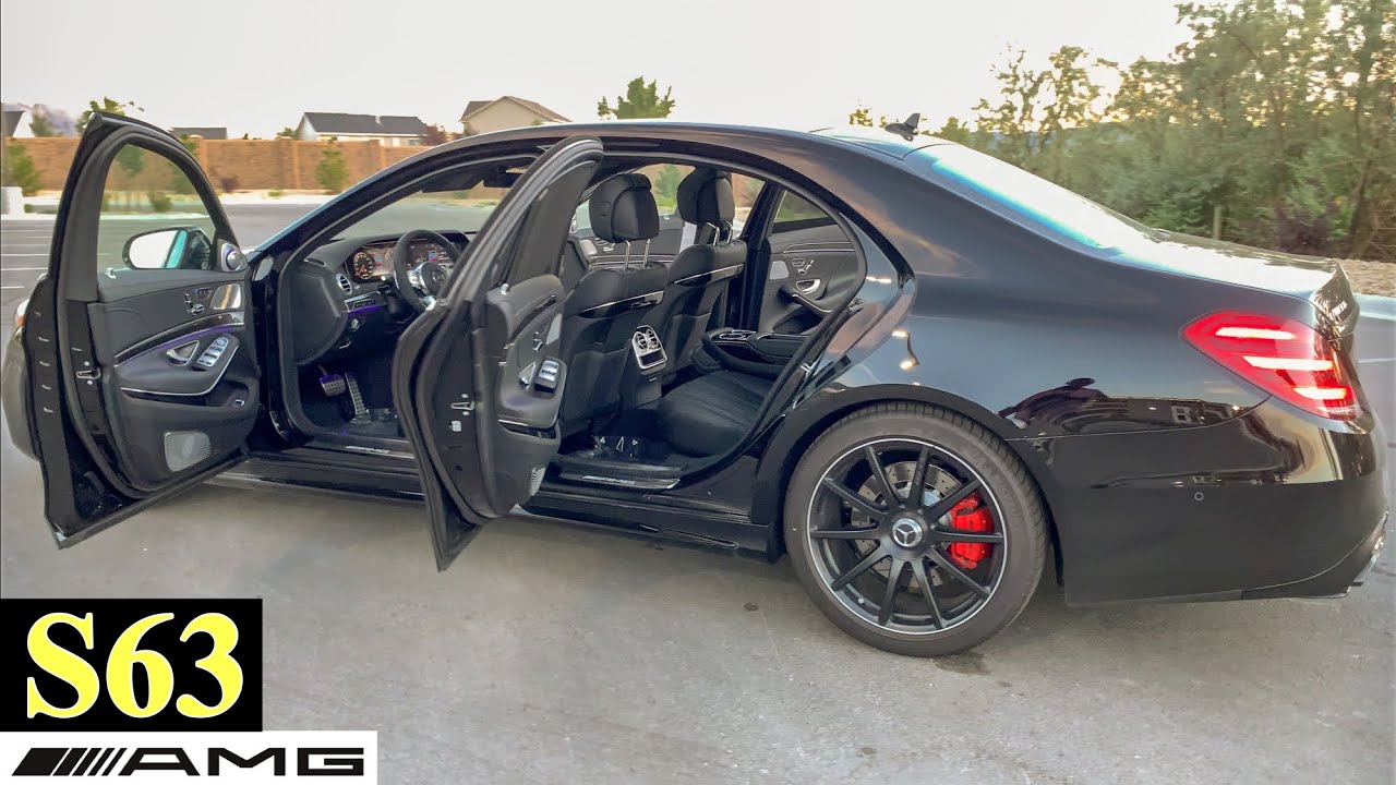 2019 Mercedes-AMG S 63 Sedan Brutal Exhaust Sound (603hp)